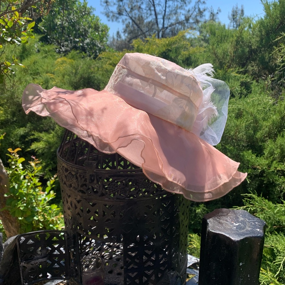 Artisan Pink Floral Women's Hat - Picture 11 of 15